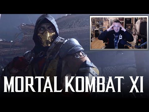 MORTAL KOMBAT 11 - Reveal Trailer REACTION! (Mortal Kombat XI) Video