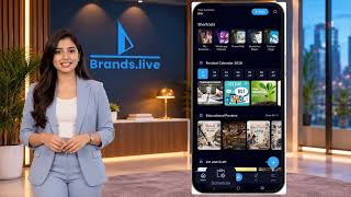 Exploring the Brands.live Home Screen | All-in-One Business Marketing App