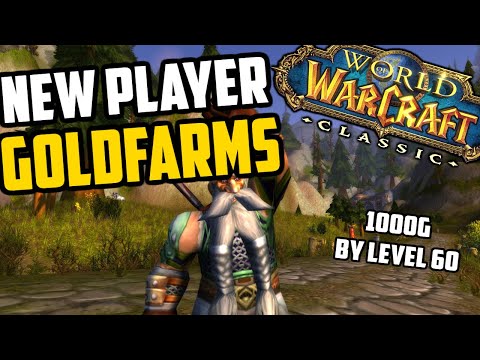New Player Goldfarms - Make Gold While Leveling (1000g+ by level 60!) - WoW TBC Preparation
