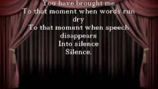 Phantom Of The Opera - Point Of No Return Lyrics