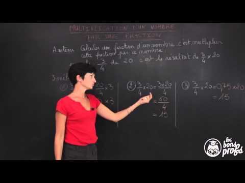 Multiplication d'un nombre par une fraction