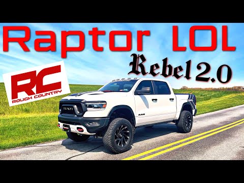 2019 Ram Rebel Rough Country 6 INCH LIFT VERTEX SHOCKS