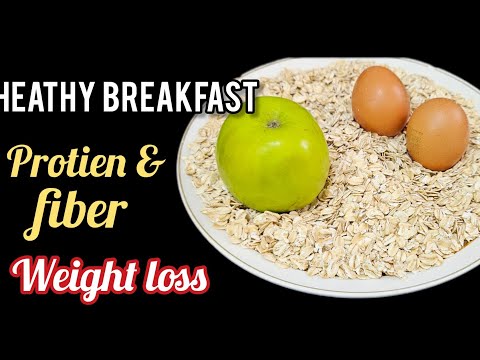 MIX OATS WITH GREEN APPLE AND EGGS HEALTHY BREAKFAST RECIPE |DIABETIC FRIENDLY &WEIGHT LOSS RECIPE  