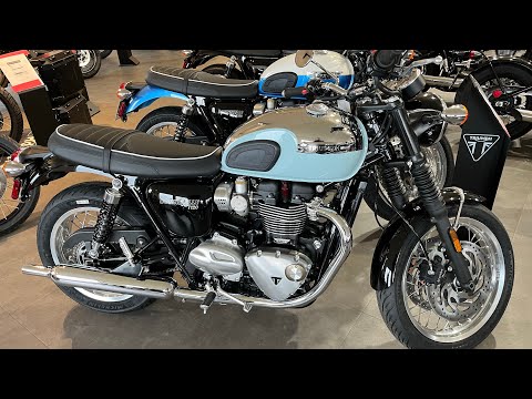 2023 Triumph Bonneville T120 Chrome Edition in Belle Plaine, Minnesota - Video 1