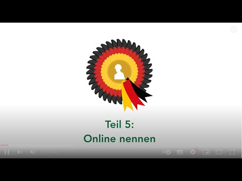 Nennen fürs Turnier mit Nennung Online