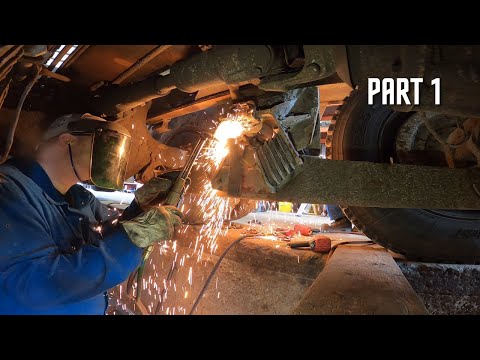 How to remove Hendrickson Haulmaax Suspension - Part 1