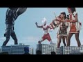 Ultraman and Baltan in Yuugen Jikkou Sisters Shushutorian