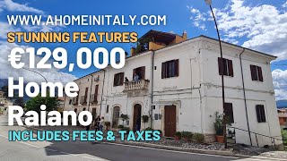 STUNNING PROPERTY in beautiful Raiano where all facilities including a TRAIN STATION can be found.