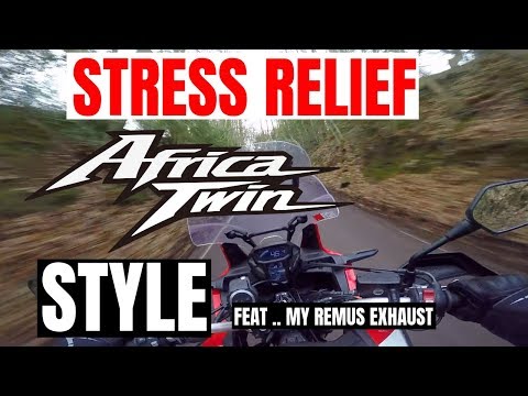 Honda | Africa twin | Stress relief | Remus exhaust