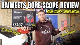 KAiWEETS KBA02 borescope camera -  Unboxing and review - comparison against snap-on versus Depstech