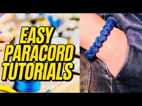 How To Make A Paracord Bracelet - Easy Weaving Tutorial