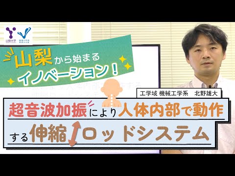超音波加振により人体内部で動作する伸縮ロッドシステム