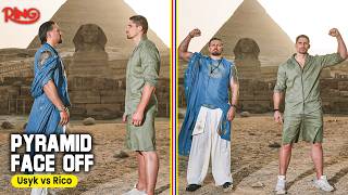 2 Days To Go: Oleksander Usyk & Rico Verhoeven INTENSE First Face Off at the Pyramids!