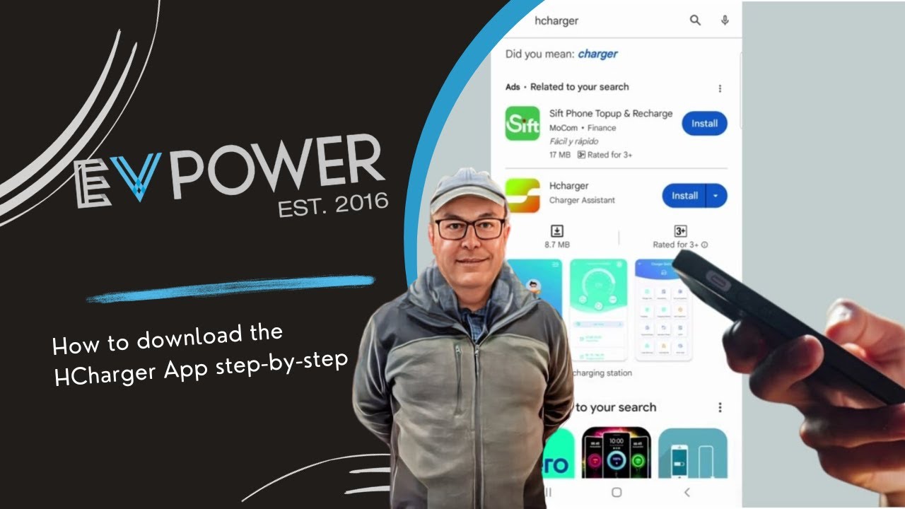 How to: Download the HCharger App to your Android phone