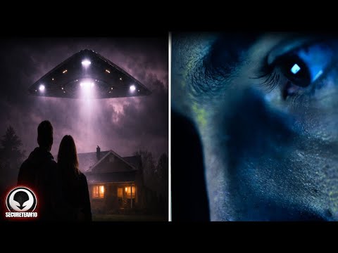 UFO Hovers Over Couple’s Home in CHILLING New Footage...