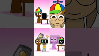 Sprunki OC Mroona and Wyrum Retake and Mili and GF Retake Phase 2 VS Phase 3 VS Phase 4 #squidgame