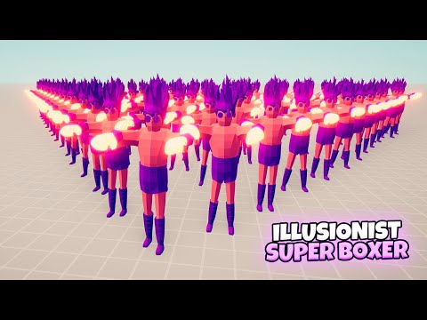 SUPER ILLUSIONIST BOXER vs EVERY FACTION | TABS Totally Accurate Battle Simulator Gameplay
