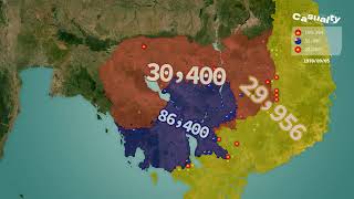 Cambodian Civil War (1967–1975) using Google Maps