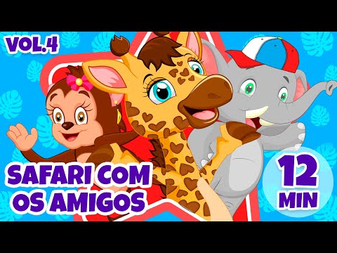 Safari com os Amigos da Giramille Vol. 4 - Giramille 12 min | Desenho Animado Musical