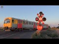 Trecere La Nivel Dudeștii Noi RO 31 7 2025 Železniční Přejezd Romanian Railroad Crossing