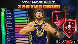 UNSTOPPABLE 3&D TWO GUARD in NBA 2K25 🔥 BEST BUILD 2K25