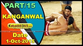 (13) Kanganwal (Sangrur) Kabaddi Tournament 1 Oct 2015