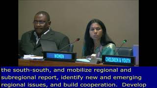 Sai Racherla’s intervention at the HLPF 2017: UN Web TV - http://webtv.un.org