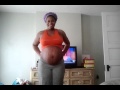 Sexy Pregnant Belly Roll
