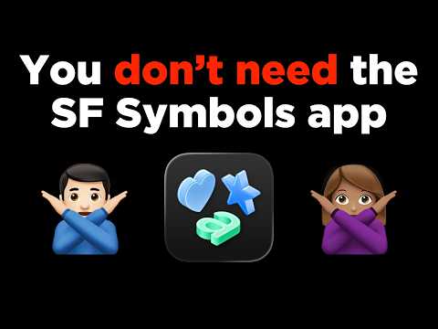 You don't (always) need the SF Symbols app! thumbnail