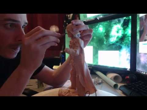 Star Wars: Darth Vader sculpture timelapse - part 2 - Head and body morphing