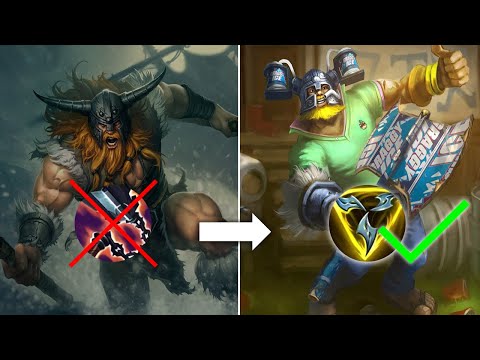 NEW CHALLENGER OLAF TOP BUILD! OLAF MINI REWORK TURNS HIM INTO A GODLIKE TOP LANER SEASON 12