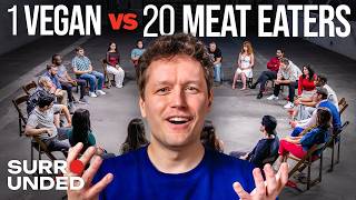1 Vegan vs 20 Meat Eaters ft. @DrJackSymes | Surrounded