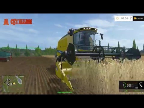 Time-Lapse of Farming Simulator 15 Sosnovka map.