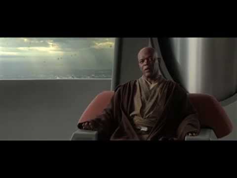 Anakin Pulls a Jedi Mind Trick on Mace Windu
