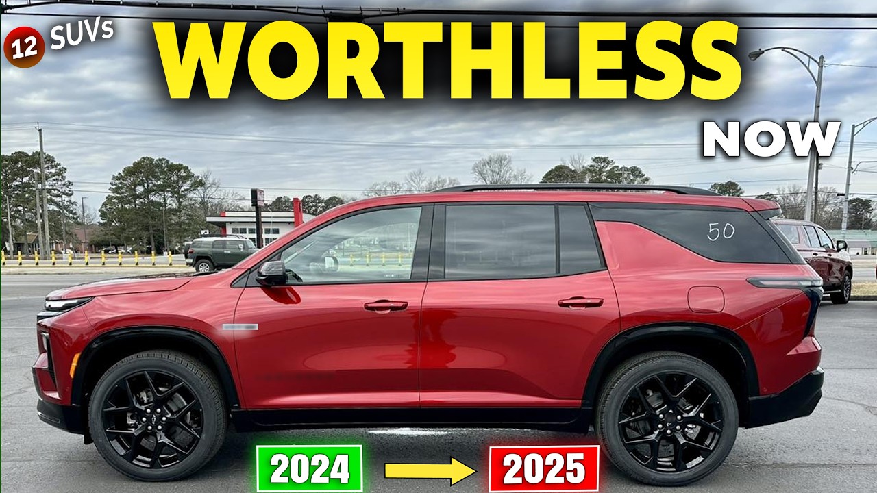 12 SUVs That CRASHED in Value from 2024 to 2025