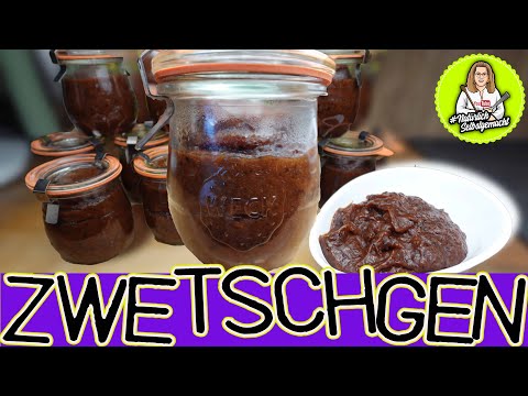 Plum jam without sugar, without stirring, super easy - Latwerge, Squeezing Schmeer