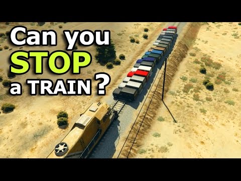 GTA V - Can you stop a Train?