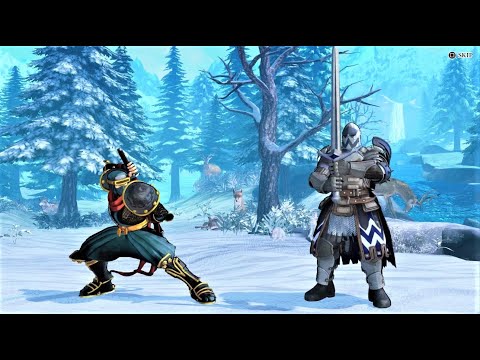 Hattori Hanzo vs For Honor Warden (Hardest AI) - Samurai Shodown