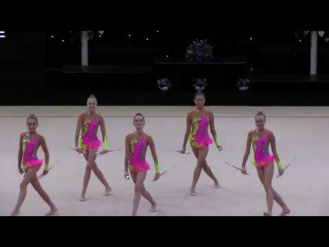 Miss Valentine 2017.FIG RG Junior Group.GF Uppsalaflickorna Junior.5-clubs.SWE