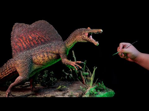 Sculpting spinosaurus diorama /스피노사우루스 디오라마 만들기