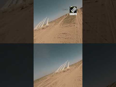 Power of Made-in-India multi-barrel rocket launcher ‘Pinaka’ in Pokhran