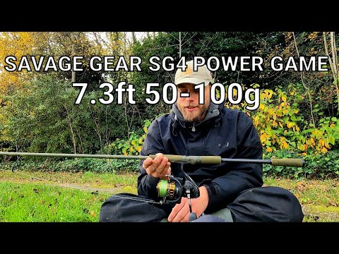 Savage Gear SG4 Power Game 7.3ft 50-100g Rod Review | Pike Fishing UK Canal