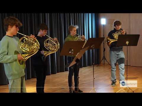 Rossini: Le Rendez-vous de chasse, Hornquartett der Musikschule Mülheim an der Ruhr