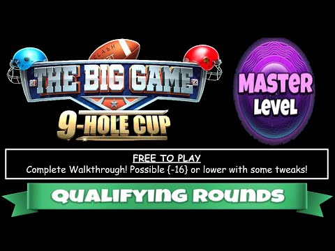 Golf Clash - The Big Game 9 Hole Cup - MASTER *FREE TO PLAY* - Qualifying Round Walkthrough!