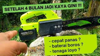 Download lagu Review of the ZPER 12-inch Cordless Chainsaw After 4 Months of Use❗Is It Still Okay? mp3