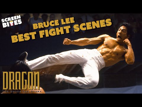 Bruce Lee Best Fight Scenes | Dragon: The Bruce Lee Story (1993) | Screen Bites