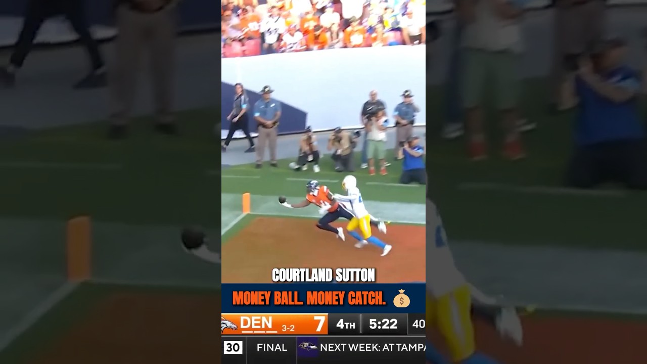 Bo Nix Threaded the Needle ➝ Courtland Sutton for a TD 💰