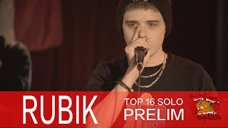 Rubik - GNB 2016 - Solo Beatbox Prelim