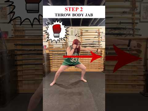 How To Do a POWERFUL BODY JAB 🥊 #Shorts #Boxing #MMA