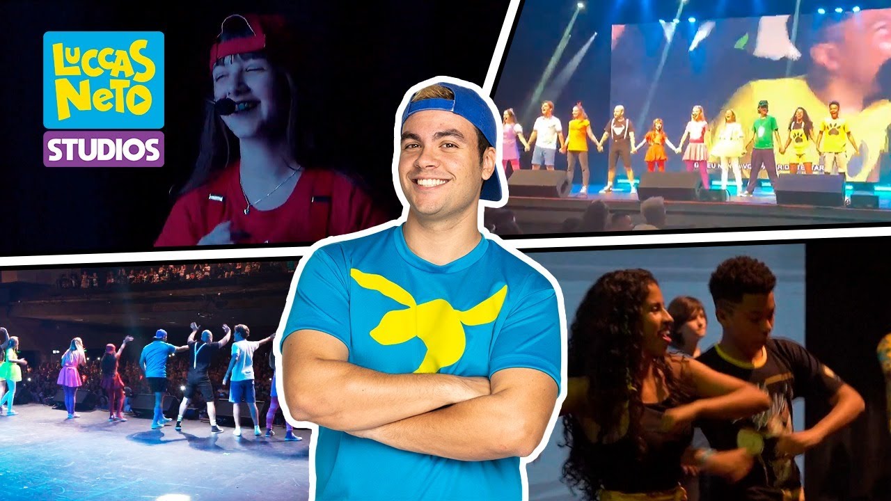 SHOW DO LUCCAS NETO E OS AVENTUREIROS ( OS BASTIDORES )